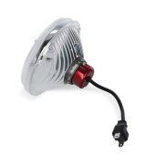 Holley RetroBright LED Headlights LFRB146 Headlight Conversion, RetroBright, Style, Sealed Beam, 5.75 in. Round Housing, Modern White, High Beam Only, 5,700K Bulb, Each thumbnail 2