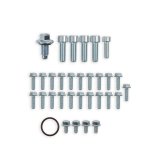 Holley Gen III Hemi Retrofit Oil Pans 302-63 Pans, Hemi, RetroFit, Wet Sump, Rear, 6.2 Quart, Dipstick Compatible, Cast Aluminum, Natural, Chrysler, Dodge, GMC, Plymouth, 376ci, thumbnail 1