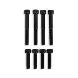 Holley EFI Coyote Throttle Body Adapters 717-18 Adapters, EFI, Adapter, 80mm, Aluminum, Black, for Hi-Ram, Ultra Lo-Ram Intake, Front Feed, Ford, 5.0L, Each thumbnail 1