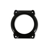 Holley EFI Coyote Throttle Body Adapters 717-18 Adapters, EFI, Adapter, 80mm, Aluminum, Black, for Hi-Ram, Ultra Lo-Ram Intake, Front Feed, Ford, 5.0L, Each thumbnail 5