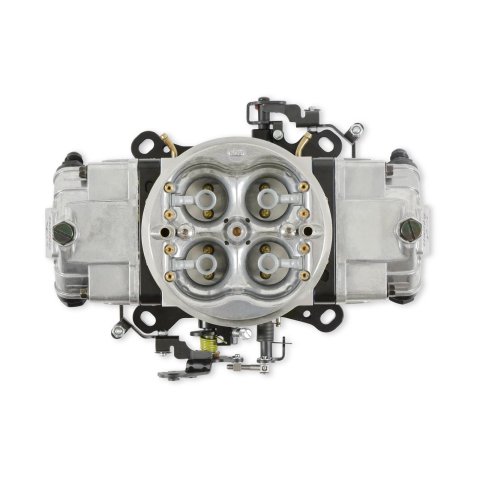 Holley 4150 XP Supercharger 600 CFM 4-Barrel Carburetor 0-80575SA Carburetors, Model 4150, XP, cfm, 4-barrel, Square Bore, Mechanical Secondaries, Dual Inlet, Black and Polished Finish, Each thumbnail 2