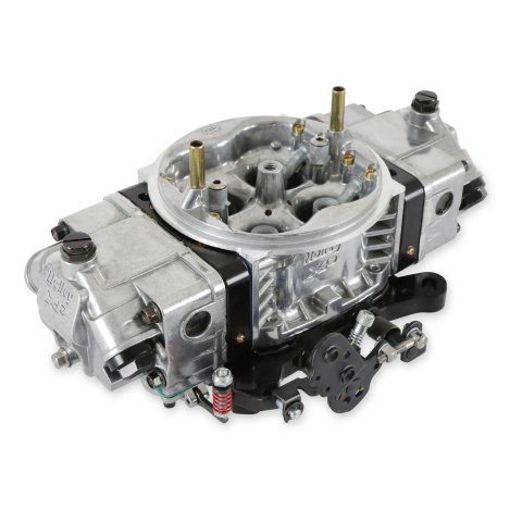 Holley 4150 XP Supercharger 600 CFM 4-Barrel Carburetor 0-80575SA Carburetors, Model 4150, XP, cfm, 4-barrel, Square Bore, Mechanical Secondaries, Dual Inlet, Black and Polished Finish, Each thumbnail 4