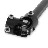 Holley C10 Steering Shaft Kits 320-322 Shafts, Collapsible, Double D, Steel, Black, Universal Joint Included, Chevy, GMC, Gen 3, Early Model, Trucks, Each thumbnail 1