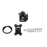 Holley EFI Fuel Pulse Dampers 12-1000 System Dampers, Billet Aluminum, Black Anodized, 40-70 psi, -6 AN Female Threads Inlet/Outlet, Each thumbnail 2
