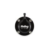 Holley EFI Fuel Pulse Dampers 12-1002 System Dampers, Billet Aluminum, Black Anodized, 40-70 psi, -6 AN Male Threads Inlet/Outlet, Standard Range, Each thumbnail 3