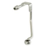Holley Power Steering Hard Lines 198-207 Hoses and Lines, Steering, -6 AN, Steel, Zinc Plated, Banjo Bolt, Crush Washers, Chevy, 6.2L, Saginaw Type II, LSA Accessory Drive, Each thumbnail 7