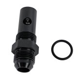 Holley Roll Over Valves 26-509 Fuel Cell Tip Valves, Valves,, Aluminum Body, Stainless Steel Ball and Snap Ring, Black Anodized, -10 AN ORB to -10 AN Male, Each thumbnail 1