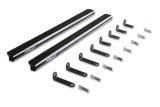 Holley EFI Fuel Rails 534-280 Rails, EFI, Aluminum, Black, -6 AN Inlet, Hardware Included, for 4150 Single Plane Intake, Ford, 4.7L, 4.8L, 5.0L, Kit thumbnail 1