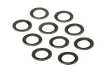 Holley Carburetor Discharge Nozzle Gaskets 1008-844 Gaskets, Nozzle, Aluminum, Center Nozzle, Holley, R4224, 10-piece, Set thumbnail 1
