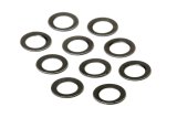 Holley Carburetor Discharge Nozzle Gaskets 1008-844 Gaskets, Nozzle, Aluminum, Center Nozzle, Holley, R4224, 10-piece, Set thumbnail 2