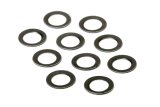 Holley Carburetor Discharge Nozzle Gaskets 1008-844 Gaskets, Nozzle, Aluminum, Center Nozzle, Holley, R4224, 10-piece, Set thumbnail 3