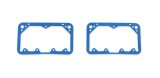 Holley Fuel Bowl Gaskets 108-83-2 Carburetor Gaskets, Bowl, Buna Rubber, Blue, Non-Stick, Model 2300, 4150, 4160, Two Circuit, Pair thumbnail 2
