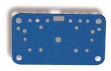 Holley Blue Non-Stick Carburetor Metering Block Gaskets 108-90-2 Gaskets, Block, Rubber, Blue, Non-Stick, Model 4160, 4175, Pair thumbnail 2