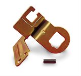 Holley Transmission Kickdown Brackets 20-100 Mounting Brackets, Transmission, Kickdown, Steel, Zinc Plated, Flange Mount, Model 4011 Carburetor, for 700R4 AOD, Each thumbnail 1