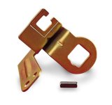 Holley Transmission Kickdown Brackets 20-100 Mounting Brackets, Transmission, Kickdown, Steel, Zinc Plated, Flange Mount, Model 4011 Carburetor, for 700R4 AOD, Each thumbnail 3