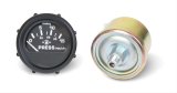 Holley Analog Fuel Pressure Gauges 26-503 Gauge, Pressure, 0-15 psi, 2 1/16 in. Diameter, Analog, 90-degree Sweep, with Electrical Sending Unit, Black Face, Each thumbnail 1