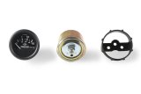 Holley Analog Fuel Pressure Gauges 26-503 Gauge, Pressure, 0-15 psi, 2 1/16 in. Diameter, Analog, 90-degree Sweep, with Electrical Sending Unit, Black Face, Each thumbnail 2