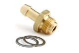 Holley Fuel Fittings 26-24 Fitting, Bowl, 9/16-24 in. Thread, to 5/16 in. Inlet, Brass, Gold Iridited, Each thumbnail 1