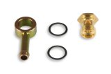 Holley Fuel Bowl Fittings 26-25 Fitting, Bowl, Male 9/16-24 in. to 5/16 in. Hose Barb, Holley/Demon, Steel/Brass, Natural, Each thumbnail 4