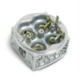Holley Carburetor Main Bodies 134-300S Components, Body, Double Pumper Retro Fit, 750 cfm, Cast Zinc, Shiny, Down-Leg Boost, Gaskets, Brass Jets, Brass Air Bleeds, Each thumbnail 1