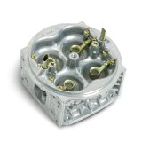 Holley Carburetor Main Bodies 134-300S Components, Body, Double Pumper Retro Fit, 750 cfm, Cast Zinc, Shiny, Down-Leg Boost, Gaskets, Brass Jets, Brass Air Bleeds, Each thumbnail 2