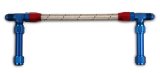 Holley Fuel Lines 34-49 Lines, Braided Flex, Steel, Aluminum Red/Blue Fittings, -8 AN Male, -8 AN Female, Ultra 4500HP, Kit thumbnail 1