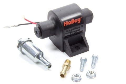 Holley Mighty Mite Electric Fuel Pumps 12-427 Pumps, Mite, Electric, 7 psi, 32 gph Free Flow Rate, 1/8 in. NPT Female Threads Inlet/Outlet, Each thumbnail 5