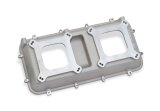 Holley LT Modular Hi-Ram Intake Manifold Tops 300-207 Manifolds, Modular, Hi-Ram, Top Section Only, Standard Deck, Dual Carburetor, Tunnel Ram, Aluminum, Satin Finish, Chevy, 6.2L, Each thumbnail 3