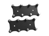 Holley EFI Remote LS Coil Relocation Brackets 561-128 Ignition Brackets, EFI, Gen III, Ignition Coil, Bracket, Aluminum, Black Finish, Hardware Included, Pair thumbnail 2
