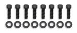 Holley Track Series Valve Covers 241-288 Covers, Series, Perimeter Bolt, Chevrolet Logo, Fabricated Aluminum, Black Gloss, Baffled, Chevy, Gen I, 283-400ci, Pair thumbnail 3