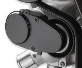 Holley Tensioner Covers 97-158 Accessory Belt Dress-Up Covers, Holley, Aluminum, Black Finish, for Mid Mount Accessory Drive, includes Hardware, Each thumbnail 1
