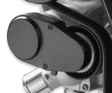 Holley Tensioner Covers 97-158 Accessory Belt Dress-Up Covers, Holley, Aluminum, Black Finish, for Mid Mount Accessory Drive, includes Hardware, Each thumbnail 4