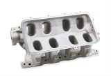 Holley Ford Hi-Ram Carbureted Intake Manifold Bases 300-243 Manifolds, 351W Ford, Hi-Ram, Base Only, Tunnel Ram, 1,500-7,000 RPM Range, Aluminum, Satin Finish, Ford, 5.8L, 9.5 in. Deck Height, Each thumbnail 3