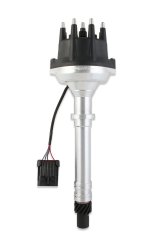 Holley EFI Dual-Sync Distributors 565-201 Distributors, EFI, Dual-Sync, Hall Effect, Computer-controlled Advance, Male/HEI, Black Cap, Steel Gear, Polished Housing, Ford, 5.8L, Each thumbnail 2