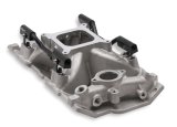 Holley EFI Intake Manifolds 300-260 Manifolds, Fuel Injected, EFI, Multi-port, Aluminum, Natural, Single-plane, Plenum, 4150 Square Bore Mounting Flange, Chevy, Small Block, Each thumbnail 5