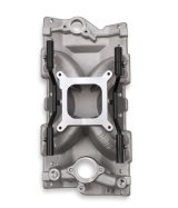 Holley EFI Intake Manifolds 300-260 Manifolds, Fuel Injected, EFI, Multi-port, Aluminum, Natural, Single-plane, Plenum, 4150 Square Bore Mounting Flange, Chevy, Small Block, Each thumbnail 7