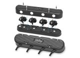 Holley Aluminum LS Valve Covers 241-172 Covers, LS, Centerbolt, Tall, Logo, Cast Aluminum, Black Powdercoated, Satin Finish, Chevy, 4.8-7.0L, Pair thumbnail 7