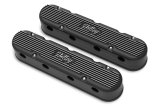 Holley Aluminum LS Valve Covers 241-172 Covers, LS, Centerbolt, Tall, Logo, Cast Aluminum, Black Powdercoated, Satin Finish, Chevy, 4.8-7.0L, Pair thumbnail 8
