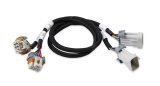 Holley Ignition Coil Extension Harnesses 558-326 Wiring Harnesses, EFI, LS Harness, 36 in. Long, OE Connectors, Plug & Play, Techflex F6 Loom, Chevy, 4.8-70L, Pair thumbnail 2
