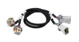 Holley Ignition Coil Extension Harnesses 558-326 Wiring Harnesses, EFI, LS Harness, 36 in. Long, OE Connectors, Plug & Play, Techflex F6 Loom, Chevy, 4.8-70L, Pair thumbnail 3