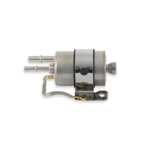 Holley EFI GM-Style Fuel Filter Regulators 162-590 Pressure Regulators, GM EFI, Inline, Stainless Body, 0.375 in. Inlet, 5/16 in. and 3/8 in. Outlets, Quick-Connect, 5 micron, Paper Filter, Each thumbnail 3