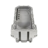 Holley Gen III Hemi Retrofit Oil Pans 302-75 Pans, Hemi, Retrofit, Non-VVT, Wet Sump, Rear, 1-piece Main Seal, 6.2 Quart, Dipstick Passenger Side, Aluminum, Natural, Hardware, Each thumbnail 1