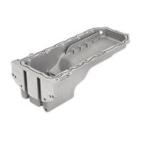 Holley Gen III Hemi Retrofit Oil Pans 302-75 Pans, Hemi, Retrofit, Non-VVT, Wet Sump, Rear, 1-piece Main Seal, 6.2 Quart, Dipstick Passenger Side, Aluminum, Natural, Hardware, Each thumbnail 3