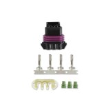 Holley EFI Crank Trigger Kits 556-174 Triggers, 12-1X LS, Hall Effect, 8 in. Diameter, Aluminum, Silver, Adjustable Bracket, Black, 3-wire Pickup, Gen III, IV, LS, Kit thumbnail 4