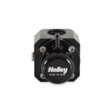 Holley EFI Fuel Pulse Dampers 12-1009 System Dampers, Billet Aluminum, Black Anodized, 40-100 psi, -8 AN Female Threads Inlet/Outlet, Standard Range, Each thumbnail 2