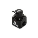 Holley EFI Fuel Pulse Dampers 12-1009 System Dampers, Billet Aluminum, Black Anodized, 40-100 psi, -8 AN Female Threads Inlet/Outlet, Standard Range, Each thumbnail 6