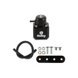 Holley EFI Fuel Pulse Dampers 12-1009 System Dampers, Billet Aluminum, Black Anodized, 40-100 psi, -8 AN Female Threads Inlet/Outlet, Standard Range, Each thumbnail 7