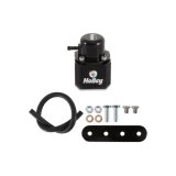 Holley EFI Fuel Pulse Dampers 12-1009 System Dampers, Billet Aluminum, Black Anodized, 40-100 psi, -8 AN Female Threads Inlet/Outlet, Standard Range, Each thumbnail 8