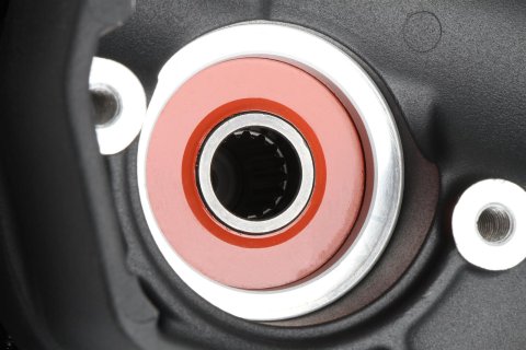 Holley Short Spacer Power Steering Brackets 97-267BK Alternator and Brackets, Bracket with Spacer, Cast Aluminum, Black Finish, GM LT5 System, Dry Sump Only, Each