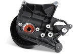 Holley Short Spacer Power Steering Brackets 97-267BK Alternator and Brackets, Bracket with Spacer, Cast Aluminum, Black Finish, GM LT5 System, Dry Sump Only, Each thumbnail 2